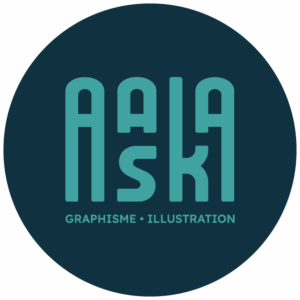 Logo Aaska, graphisme et illustration