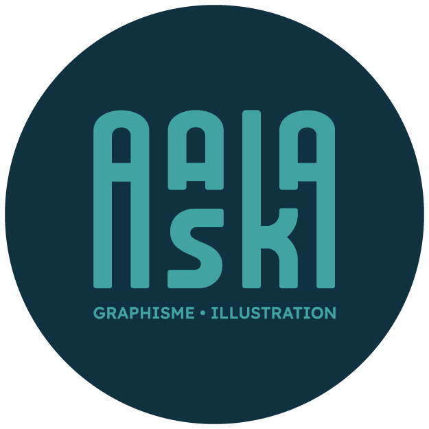 Logo Aaska, graphisme et illustration